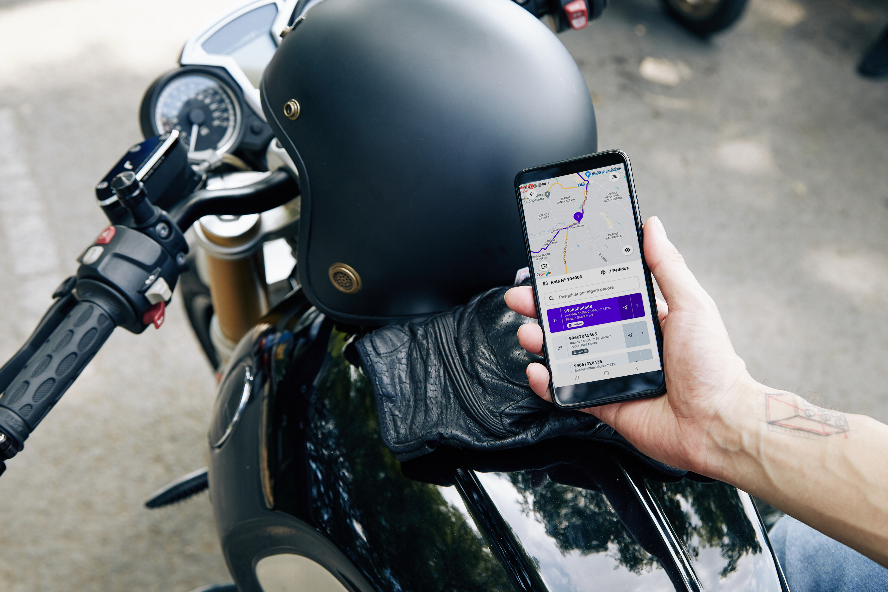 Motorista parceiro Log Manager