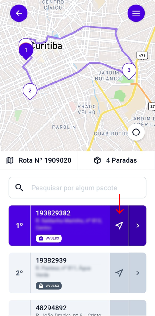 App do motorista Log Manager
